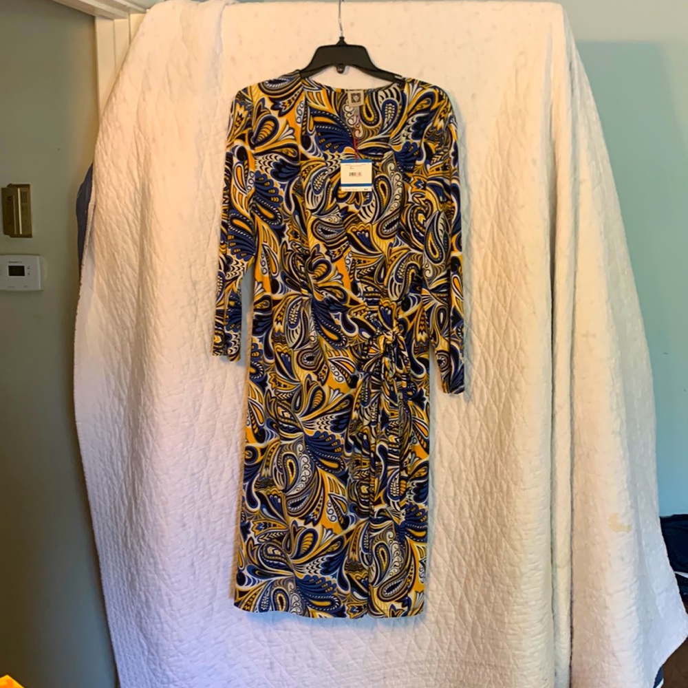 NWT Anne Klein Wrap Dress